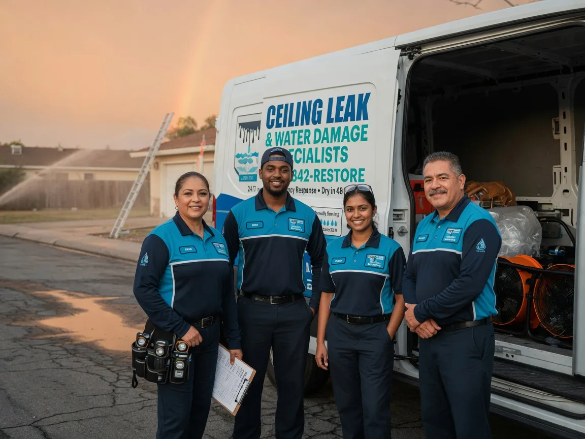 Ceiling Leak Cleanup company in The Plains, OH